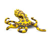 Bullyland 67510 Polpo Ad Anello Blu, Figura Animale Alta Circa 5 Cm, Fedele ai Dettagli, Senza PVC, Ottimo Come Figura per Torte e Piccolo Regalo per Bambini a Partire dai 3 Anni di età