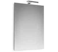 677892 Q.TA' 1 SPECCHIO A FILO 60X80 CM C/LAMPADA LED 18 CM