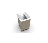 677978 Q.TA' 1 LAVATOIO MOBILETTO ARTU 51X60X89CM TORTORA