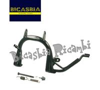 6782 - CAVALLETTO CENTRALE CON MOLLE E PERNO 125 150 APRILIA HABANA MOTORE PIAGG