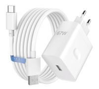 67W Caricabatterie rapido con 8A Cavo USB C 1M per OPPO Super Vooc Charge,USB C Caricabatterie AC per OPPO Find N3 Flip X5 Lite Reno 13 12FS Oneplus 13 13R Pad Open Nord CE 4 3 Lite realme 12 Pro+ 12