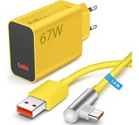 67W Caricatore Rapido con Cavo USB C 1.8 m, per Redmi Note 13/12/11 Pro, Caricatore Turbo per Mi 13/13 Lite/12/12 Lite/12X/11T/11 Lite/Pad 5/6/per Redmi Note 12S/11S/10 Pro/POCO X6/X5/X4/X3