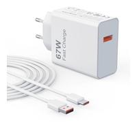 67W Caricatore Rapido USB C per Xiaomi 15 14 13T 12 Pro Ultra 12 Lite 12X Caricabatteria Turbo per Redmi Note 13 12 11Pro 11S 10 Mi 11 Ultra Poco F4/X4 5G/X4 GT/X5 X6 /F3 X3 M5S con cavo 6A USB C 1M