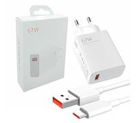 67W Max Turbo Charge Caricabatterie,con Cavo USB C 1m,Ricarica sicura ed efficiente,Compatible con Xiaomi Mi14 14 Ultra 13 13T Pro 12 12T 11, Redmi K60 Ultra Note 13 12 Pro+ 5G