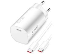 67W Turbo Caricabatterie Rapido e 6A Cavo USB C a C 1m per Xiaomi 14T 13T 12 11 Ultra Caricabatterie Turbo per Redmi Note 14 13 12 11 10 Pro POCO X7 X6 M6 X5 F5 X4 X3 F3 Mi 13 12 12 Lite 10T Pad 7 6 5