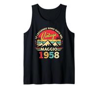 68 Anni Compleanno Uomo Donna Regalo Maggio Vintage 1958 Canotta