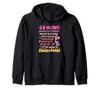 68 Anni! Regalo Di Compleanno Per Il 68 ° Compleanno Felpa con Cappuccio