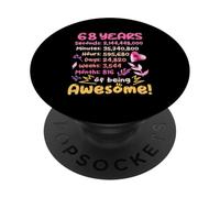 68 Anni! Regalo Di Compleanno Per Il 68 ° Compleanno PopSockets PopGrip Adesivo
