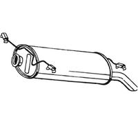 68 CV SILENZIATORE POSTERIORE PER CITRON Xantia X1, X2 1.9 D KW 50 CV 68
