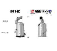 68 KW 92 CV CATALIZZATORE PER Citron C4 Picasso II 1.6 HDi 90