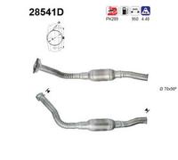 68 KW 92 CV CATALIZZATORE PER Citron Jumpy U6U 1.9 TD