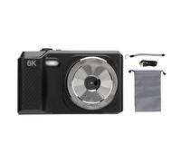 68 MP Digital Camera FHD 1080p da 2,7 pollici MANUALE SCHERMI TFT Focus 16x zoom digitale Videocamera digitale portatile ricaricabile (Nero)