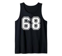 68 Numero Sessantotto Sport di Squadra Grunge Varsity Matching Canotta