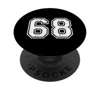 68 Numero Sessantotto Sport di Squadra Grunge Varsity Matching PopSockets PopGrip Adesivo
