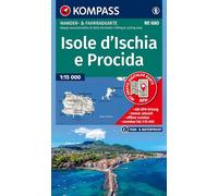 680 isole d'ischia e procida: Wanderkarte - inklusive Offline-Verwendung in der KOMPASS-App. Wanderwege.