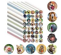 680 PCS Divertenti Adesivi di Incentivo, 40 Design Vibranti di Adesivi Motivazionali Positivi, Adesivi di Ricompensa con Animali Divertenti per l'Aula degli Insegnanti (17 Fogli)
