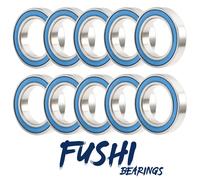 6802RS Cuscinetto 10PCS 15x24x5mm ABEC-3 Hobby Elettrico RC Auto Camion 6802 RS 2RS Palla cuscinetti 6802-2RS Blu Sigillato