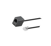 68258 Cavo: telefono presa RJ11, connettore RJ11 15 m nero Goobay
