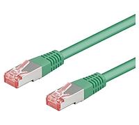 68297 Patch cord S/FTP 6 Line Cu LSZH verde 30 m senza alogeni 28AWG Goobay