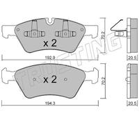 686.0 TRUSTING PAST.FRE.MERCEDES CLASSE E(T211)CLASSE E Trusting Freni