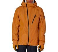 686 - Giacca da sci/snow isolata impermeabile e traspirante - M Hydra Thermagraph Jacket Bronze Grid in Pelle - Taglia L - Marrone
