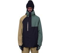 686 Mens Gore-tex Core Shell Jacket - Uomo - Nero / Verde / Marrone - Taglia XL- modello 2025