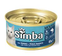 688868 Q.TA' 24 CIBO GATTO MONGE SIMBA 85 G TONNO E PESCE BIANCO