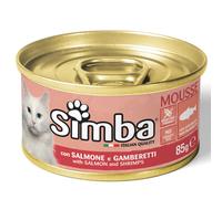 688869 Q.TA' 24 CIBO GATTO MONGE SIMBA 85 G SALMONE E GAMBERETTI