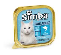 688874 Q.TA' 32 CIBO GATTO MONGE SIMBA 100 G PATE VSC PESCE