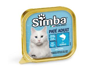 688874 Q.TA' 32 CIBO GATTO MONGE SIMBA 100 G PATE VSC PESCE