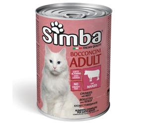 688876 Q.TA' 24 CIBO GATTO MONGE SIMBA 415 G BOCCONCINI VITELLO
