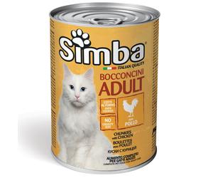 688877 Q.TA' 24 CIBO GATTO MONGE SIMBA 415 G BOCCONCINI POLLO