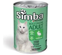 688878 Q.TA' 24 CIBO GATTO MONGE SIMBA 415 G BOCCONCINI CONIGLIO