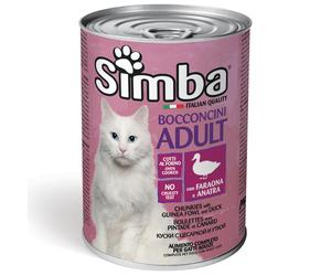 688880 Q.TA' 24 CIBO GATTO MONGE SIMBA 415 G BOCCONCINI FAR ANA