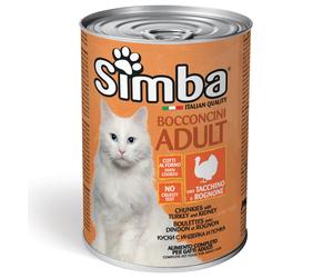 688881 Q.TA' 24 CIBO GATTO MONGE SIMBA 415 G BOCCONCINI TACC ROG