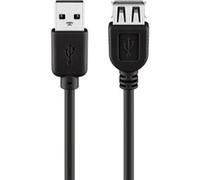 68905 cavo USB 5 m USB 2.0 USB A Nero, Cavo di prolunga Nero, 5 m, USB A, USB A, USB 2.0, Nero