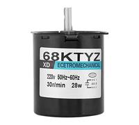 68KTYZ 2.5 RPM / 20 RPM / 30 RPM / 110 RPM Motore 220V AC Motoriduttore elettrico Motore di riduzione sincrono a magneti permanenti ad alta coppia(30 giri/min)