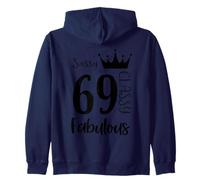 69 Anno Vecchio e Favoloso - Donne Sassy Classy 69 ° Compleanno Felpa con Cappuccio
