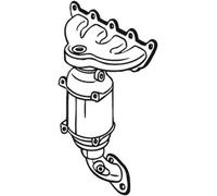 69 CV CATALIZZATORE PER FIAT Grande Punto 199 1.2 LPG KW 51 CV 69