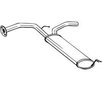 69 CV SILENZIATORE POSTERIORE PER CITRON C1 II PA, PS 1.0 VTi 68 KW 51 CV 69