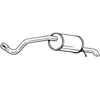 Silenziatore posteriore BOSAL 227-019
