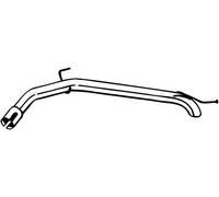 69 CV TUBO GAS SCARICO PER VAUXHALL Adam M13 1.2 KW 51 CV 69