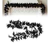 69-Inch Autumn Maple Leaf Wreath, 36 Double Maple Leaf Vines, Home Thanksgiving Decoration, Suitable for Party Weddings, With Hook(Color4)