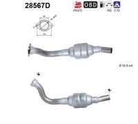 69 KW 94 CV CATALIZZATORE PER Citron Jumpy FURG BS, BT, BY, BZ 2.0 HDi 95