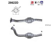69 KW 94 CV CATALIZZATORE PER Citron Jumpy U6U 2.0 HDi 95