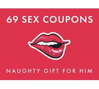 69 Sex Coupons Naughty Gift for Him: Kinky Vouchers for Boyfriend or Husband and Valentine's Day Present Idea