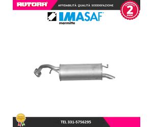 690107 Silenziatore posteriore per Toyota Yaris (MARCA IMASAF)..S59