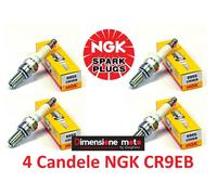 6955 - 4 Candele NGK CR9EB per MV-AGUSTA Brutale 750 dal 2001 >2009