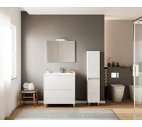 696375 Q.TA' 1 COLONNA BAGNO LISBONA ROVERE BIANCO