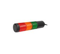 69811075 Segnalatore: Semaforo LED rosso/giallo/verde Corrente USA: 24VDC IP6...
